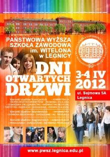 PWSZ im. Witelona w Legnicy zaprasza na Dni Otwartych Drzwi 2012 PWSZ im. Witelona w Legnicy zaprasza na Dni Otwartych Drzwi 2012