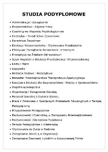Trwa rekrutacja na studia podyplomowe i kursy dokształcające w PWSZ im. Witelona w Legnicy Trwa rekrutacja na studia podyplomowe i kursy dokształcające w PWSZ im. Witelona w Legnicy