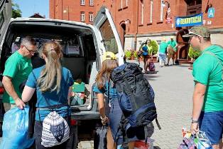 Wolontariusze wyjechali na Ukrainę ! Wolontariusze wyjechali na Ukrainę !