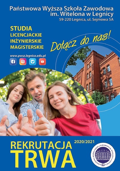 Drugi nabór na studia w PWSZ im. Witelona w Legnicy! Drugi nabór na studia w PWSZ im. Witelona w Legnicy!