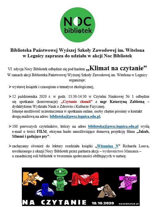 Klimat na czytanie Klimat na czytanie