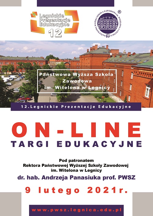 Już w lutym 2021 XII Legnickie Prezentacje Edukacyjne on-line Już w lutym 2021 XII Legnickie Prezentacje Edukacyjne on-line