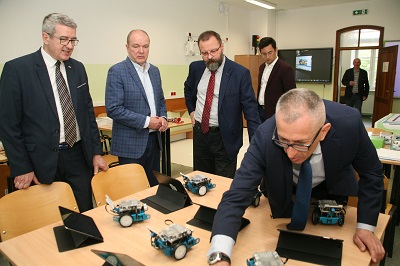 Minister z wizytą na Uczelni Minister z wizytą na Uczelni