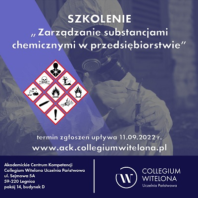 Szkolenie - Zarządzanie substancjami chemicznymi w przedsiębiorstwie