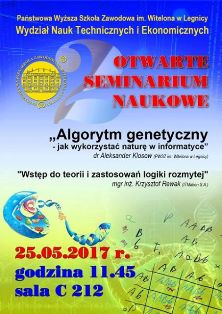 Drugie otwarte seminarium naukowe Drugie otwarte seminarium naukowe