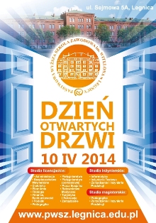 Zapraszamy na Dzień Otwartych Drzwi w naszej Uczelni ! Zapraszamy na Dzień Otwartych Drzwi w naszej Uczelni !