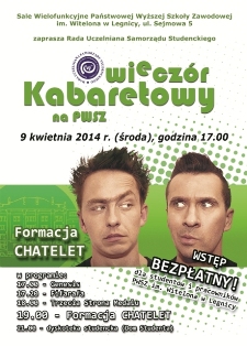 Kabaretowy wieczór w PWSZ Kabaretowy wieczór w PWSZ
