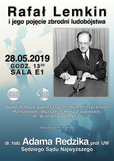 Rafał Lemkin i jego pojęcie zbrodni ludobójstwa Rafał Lemkin i jego pojęcie zbrodni ludobójstwa