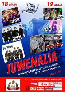 Program koncertów na Juwenaliach 2018 w PWSZ im. Witelona w Legnicy ! Program koncertów na Juwenaliach 2018 w PWSZ im. Witelona w Legnicy !