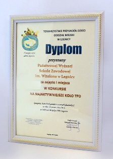 PWSZ im. Witelona w Legnicy nagrodzona za współpracę z TPD w Legnicy ! PWSZ im. Witelona w Legnicy nagrodzona za współpracę z TPD w Legnicy !