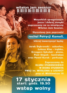 Witelon Jam Session z recitalem Patrycji Kamoli Witelon Jam Session z recitalem Patrycji Kamoli