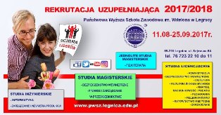 Rusza rekrutacja uzupełniająca w PWSZ im. Witelona w Legnicy Rusza rekrutacja uzupełniająca w PWSZ im. Witelona w Legnicy