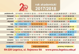 Rok akademicki 2017/2018 - kiedy sesje, kiedy wolne? Rok akademicki 2017/2018 - kiedy sesje, kiedy wolne?