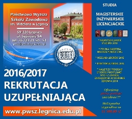 Rusza rekrutacja uzupełniająca w PWSZ im. Witelona w Legnicy Rusza rekrutacja uzupełniająca w PWSZ im. Witelona w Legnicy