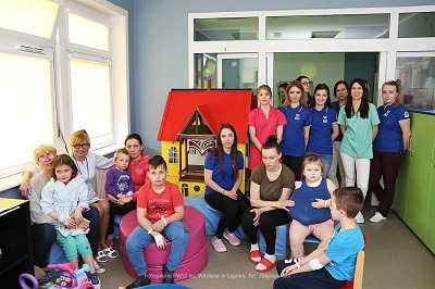 Studentki Sekcji Pielęgniarstwa z wizytą w Szpitalu w Legnicy Studentki Sekcji Pielęgniarstwa z wizytą w Szpitalu w Legnicy
