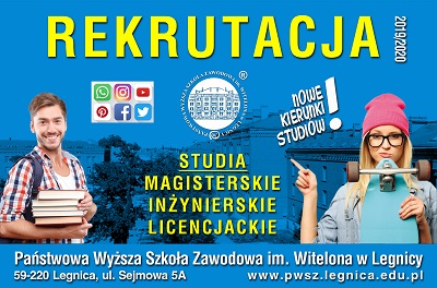 Studiuj w PWSZ im. Witelona w Legnicy Studiuj w PWSZ im. Witelona w Legnicy