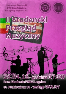 W Domu Studenta zagrają studenckie zespoły muzyczne ! W Domu Studenta zagrają studenckie zespoły muzyczne !