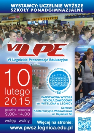 Wybierz się na VI Legnickie Prezentacje Edukacyjne ! Wybierz się na VI Legnickie Prezentacje Edukacyjne !