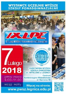 Zgłoszenia wystawców na IX Legnickie Prezentacje Edukacyjne Zgłoszenia wystawców na IX Legnickie Prezentacje Edukacyjne